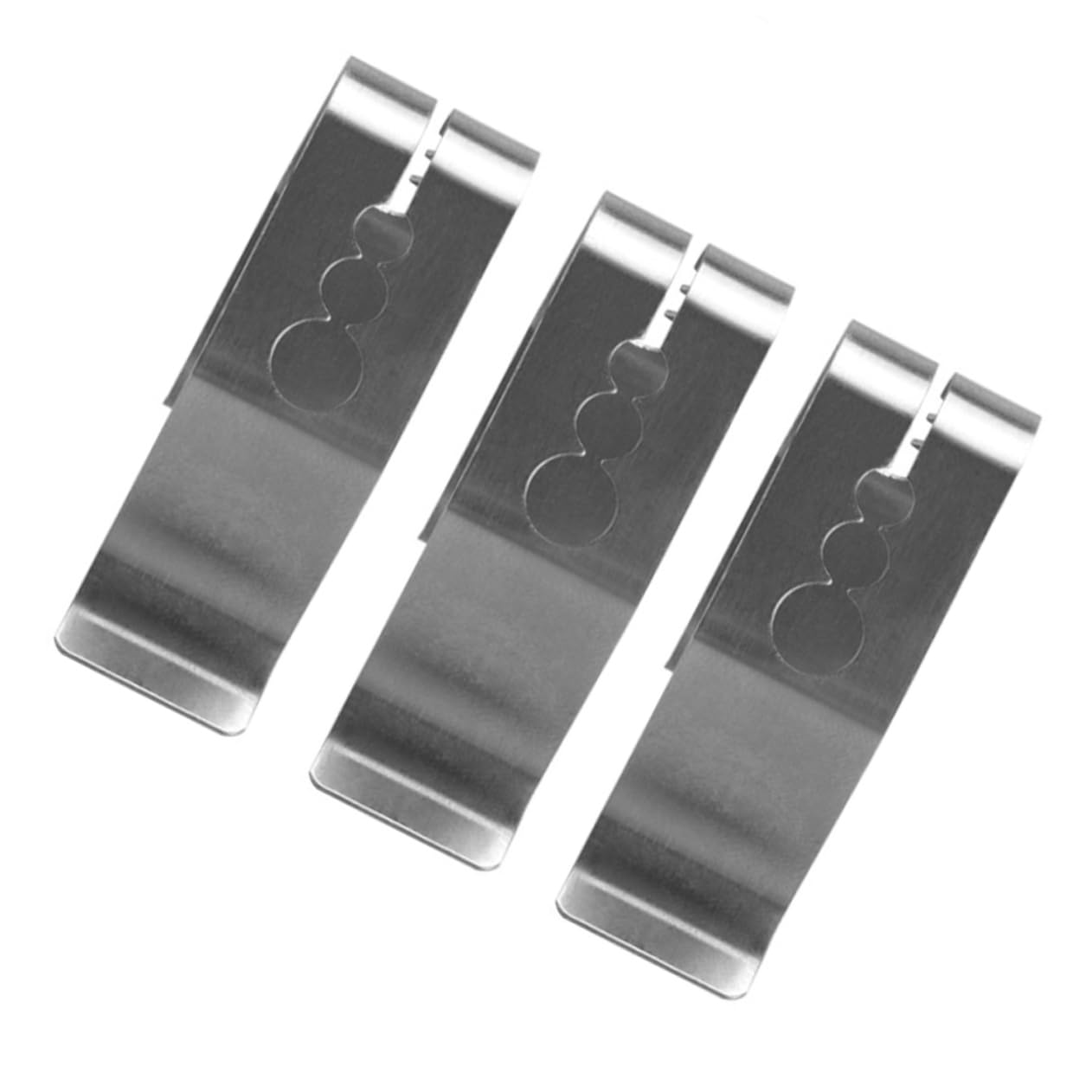 ibasenice Meat Thermometer Clips 3pcs BBQ Probe Clips Stainless Steel for Grill Smoker Oven