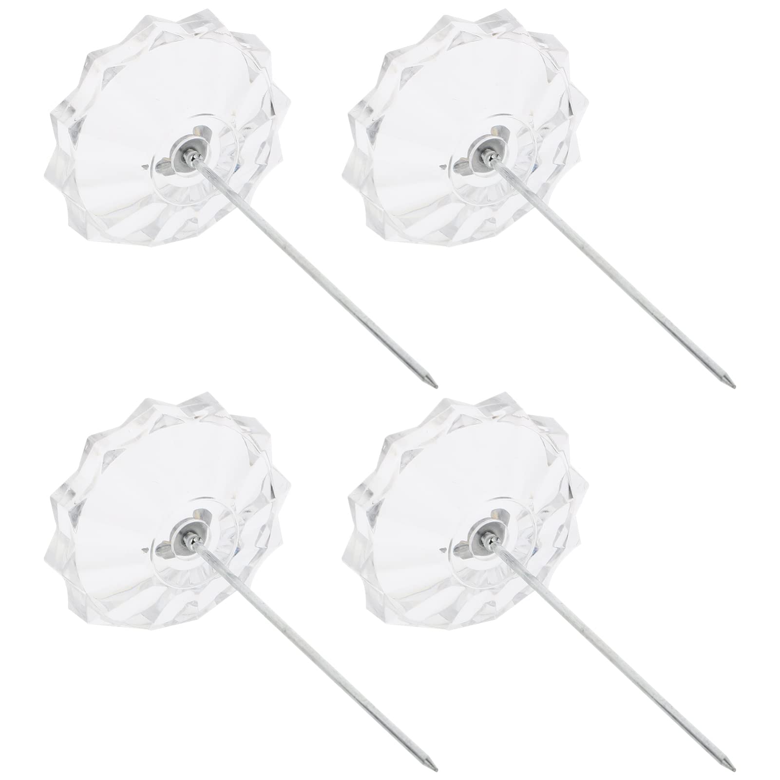 Holibanna 4Pcs Straight Rod Paper Holders Memo Holders for Office Restaurant and Kitchen Reliable Bill Forks for Organizing Receipts and Invoices