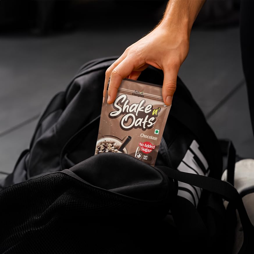 Active Delights Shake n' Oats Combo Pack (5 x 45g) | High Protein Gluten-Free Oats Drink 3
