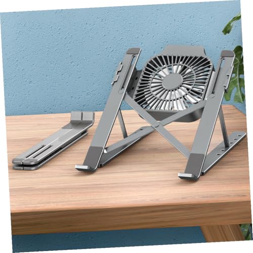 Soporte ajustable de aleación para portátil con ventilador de enfriamiento miniatura 5