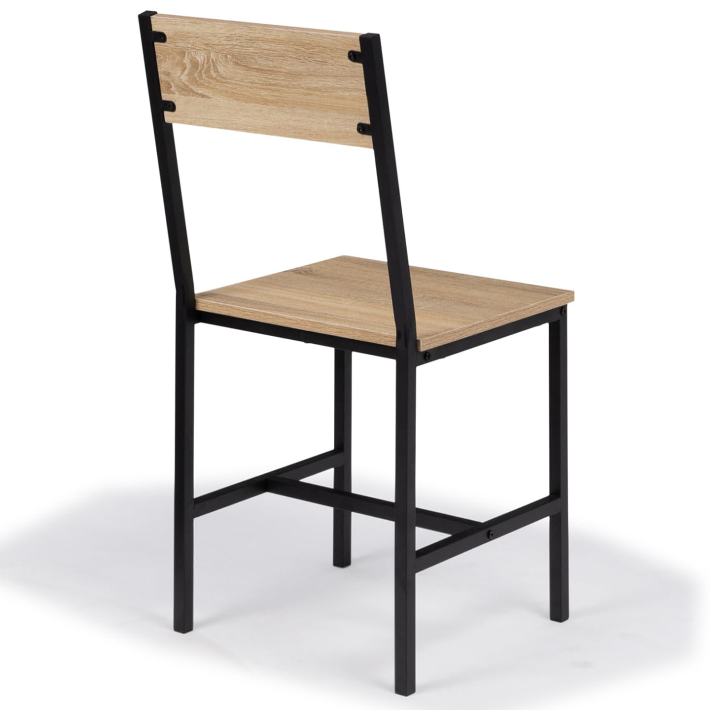 IDMarket - Lot de 4 chaises de Cuisine Detroit Design Industriel