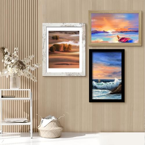 Image of LUCKYLIFE 16x24 Frame in Black, Gallery Frame for Wall Mounting, 2 Pack