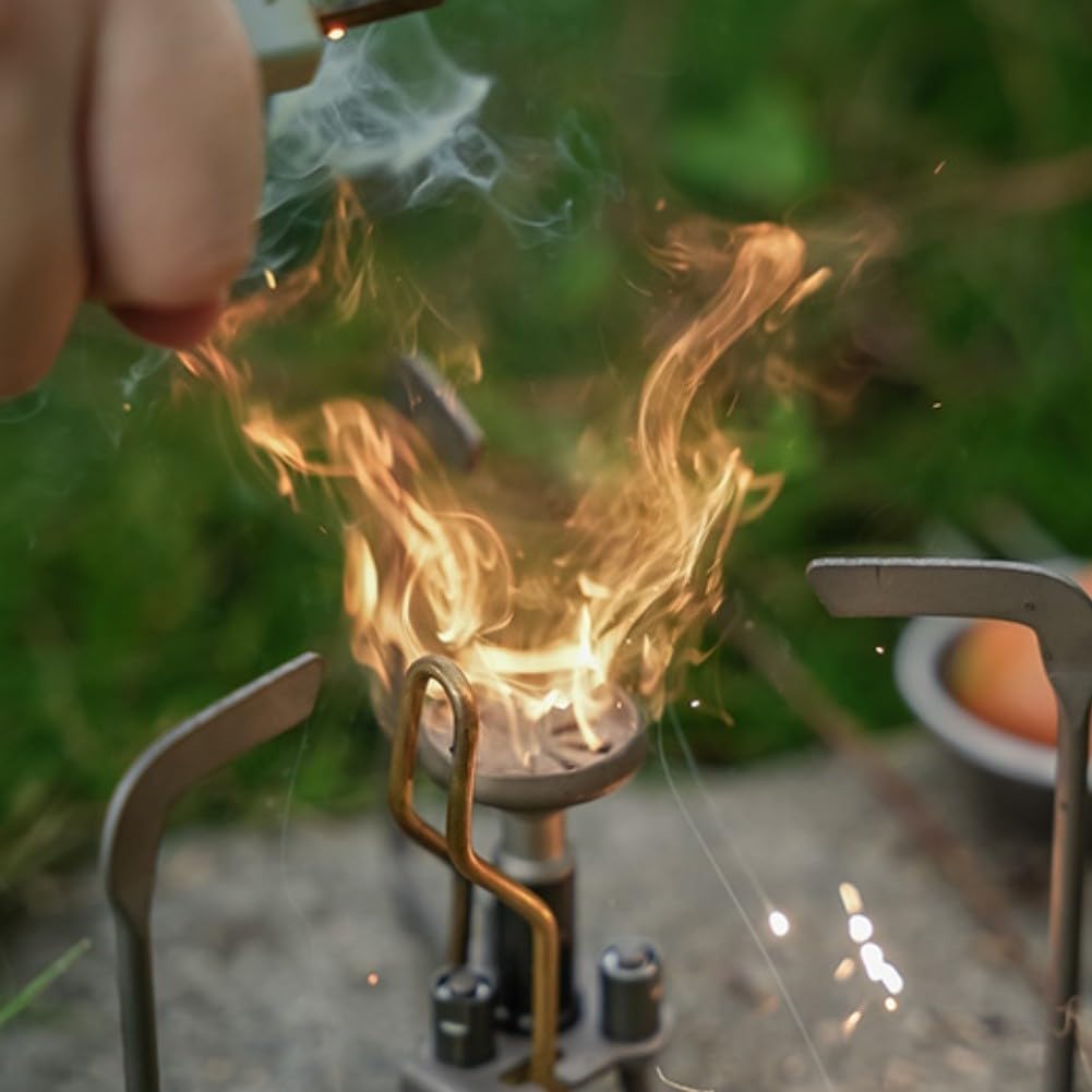 Réchaud Camping Ultraléger 111g Métal Puissant