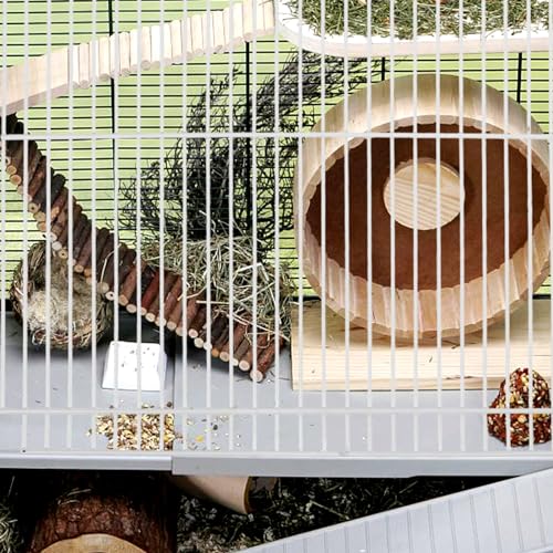 Angoily 2St Käfigteiler für Hamster Hasenzubehör Kaninchenzaun maschendrahtzaun Hamsterkäfig Drahtbrett Käfig-Trenngitter Kleine Tiere Isolationsplatine Kaninchenhaus Hühnerdraht Baby Weiß