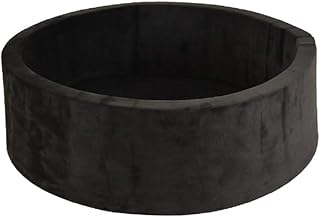 Foam Ball Pit for Toddlers Kids Handmade Soft Round Ball Pool Children Toddler Playpen 35.5 x 11.8 in - Black