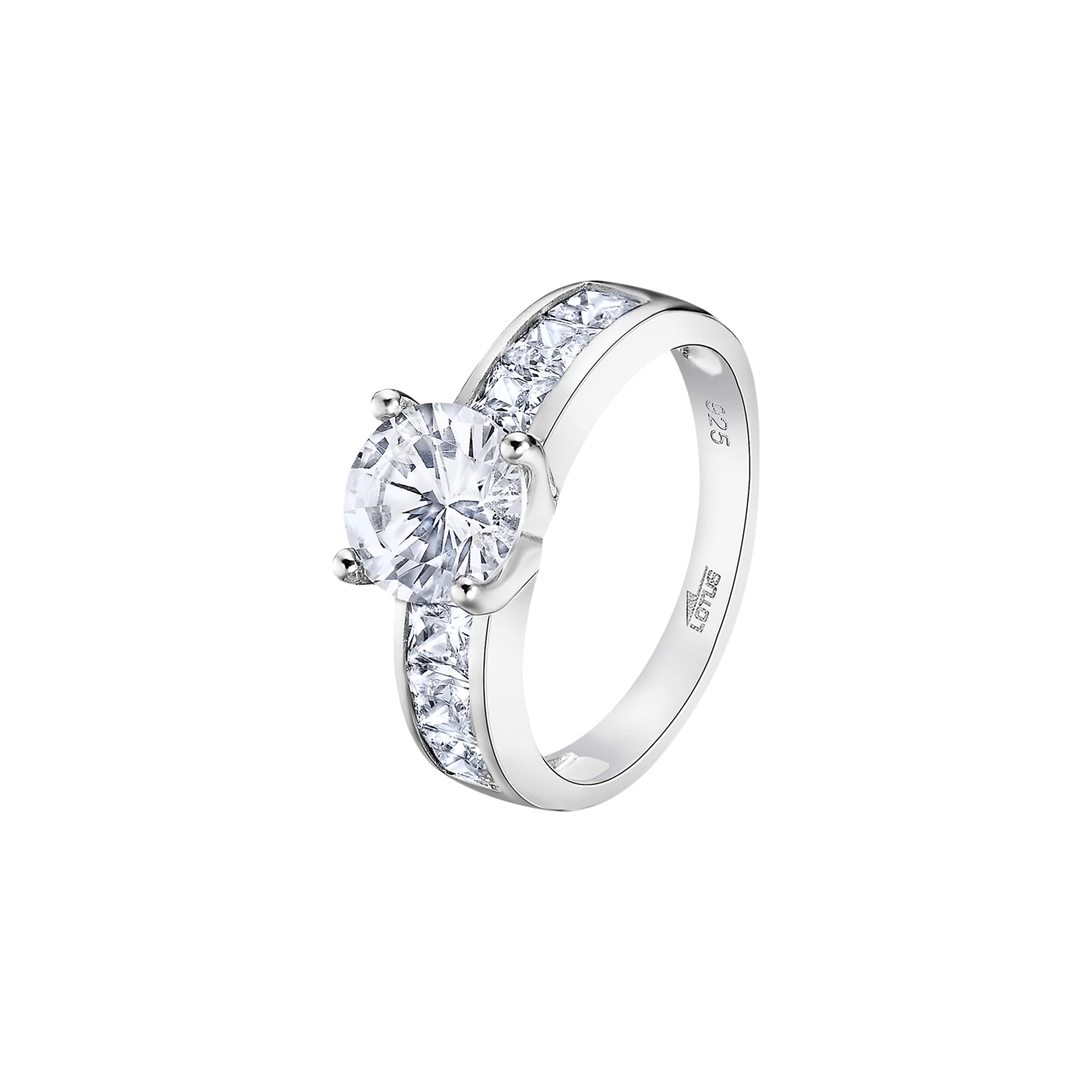 LOTUS SILVER Anello Argento Donna Argento 925 | Fidanzamento, Proposta, Fede, Promessa, Con Zirconi, Anelli Donna LP3542-3/116