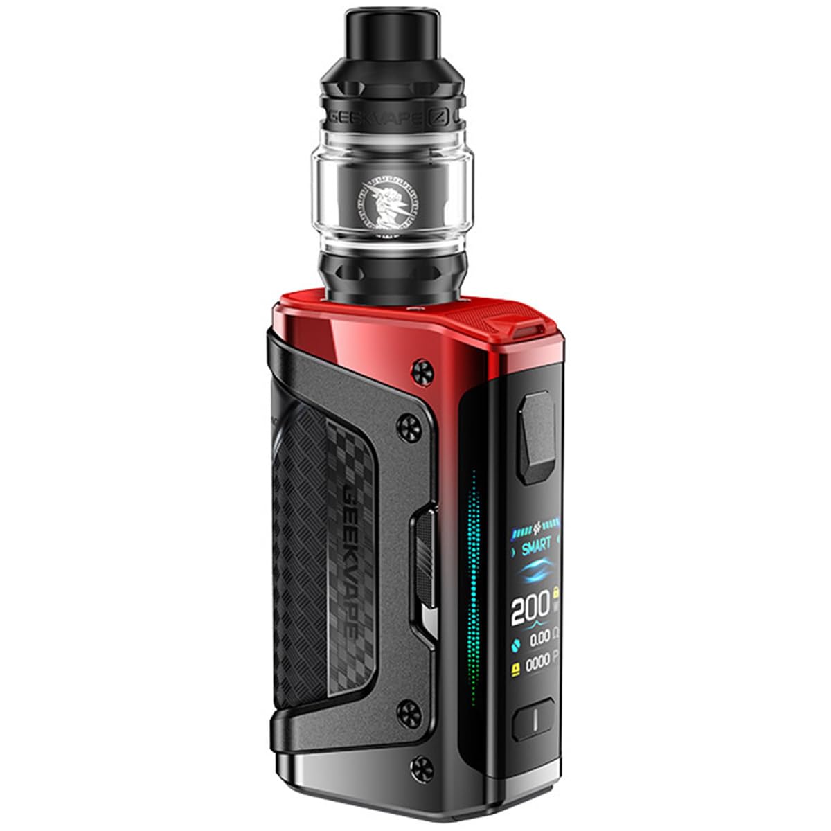 Geekvape Aegis Legend 5 Kit con Z Subohm Tank 5, Box Mod Resistente IP68, 200W, Doppia Batteria 18650, Ricarica USB-C, Sigaretta Elettronica Avanzata, Senza liquid Senza nicotine (Turbo Red)