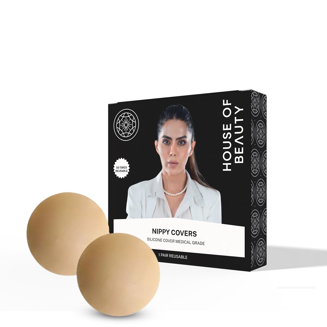 Nippy Covers | Silicone Cover Medical Grade Bra | 1 Pair Set (Reusable)