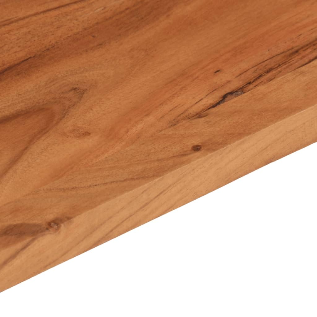 vidaXL Tischplatte, Holzplatte Rechteckig, Massivholzplatte für Bartisch Beistelltisch Esstisch, Ersatztischplatte, 90x40x2,5cm Akazienholz