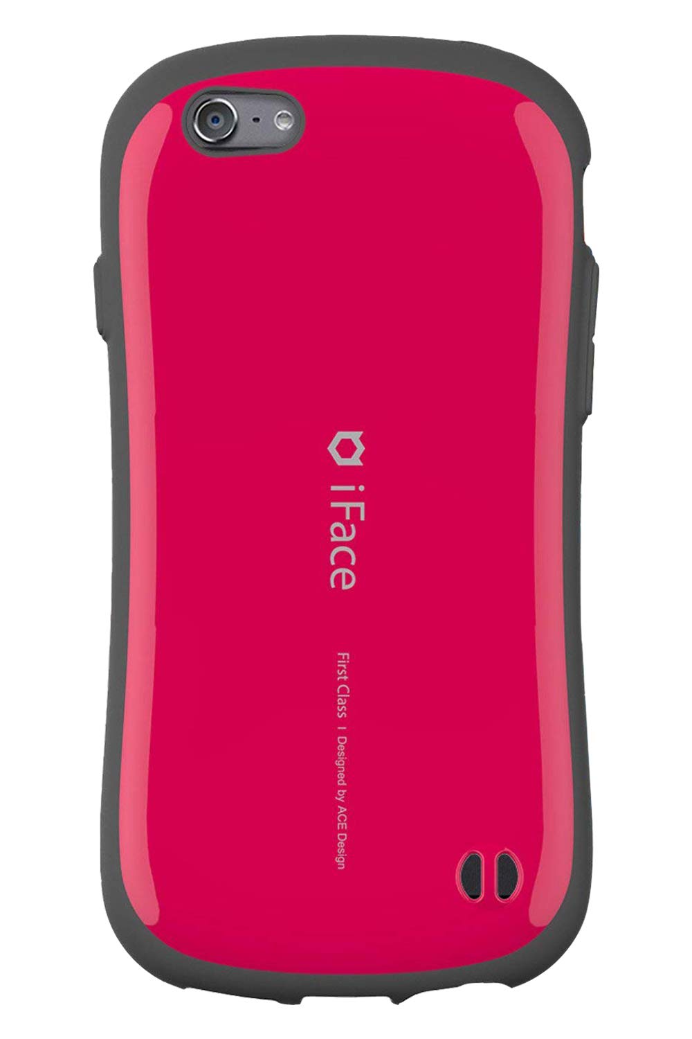 iface iPhoneXsMax専用 ブラック&amp;ホットピンク スマホリング iface iPhoneXsMax専用 ブラック&ホットピンク スマホリング