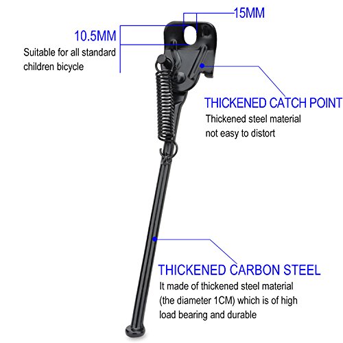 Image of USONG Bike Kickstand Children's Bicycle Kickstand Stand Folding Cycling Center Bracket 12 inch 14 inch 16 inch 18 inch 20 inch 22 inch 24 inch 26 inch 28 inch Bike Racks