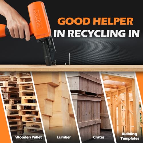 KAMSIN BD70 Pneumatic Nail Puller with Safety, Labor-saving Air Denailer for Removing Rusty Pallet Nails from Discard or Recycled Wood - Image 9