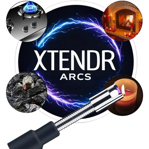 Encendedor eléctrico extensible 2.5 pies blanco miniatura 5