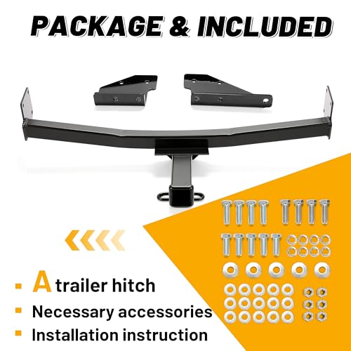 Kojem Class 3 Trailer Hitch Compatible with 2008-2020 Nissan Rogue Select 2” Tow Hitch Receiver Powder Coated Black by Kojem - Image 6