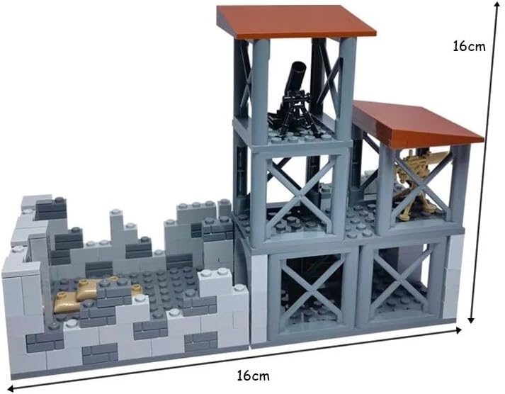 General Jim's WW2 Weapons Fort Building Blocks Set