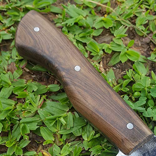 Faca Rustica Para Churrasco Aço Carbono 10” Cabo Guajuvira