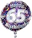 Produktbild Suki Gifts S9227444 65. Geburtstag Luftschlangen Folienballon, violett