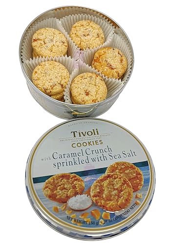 Jacobsens of Denmark Tivoli Caramel Crunch & Sea Salt Cookies 150g - Traditional Biscuit Tin Gift for Women, Men & Kids - Image 8
