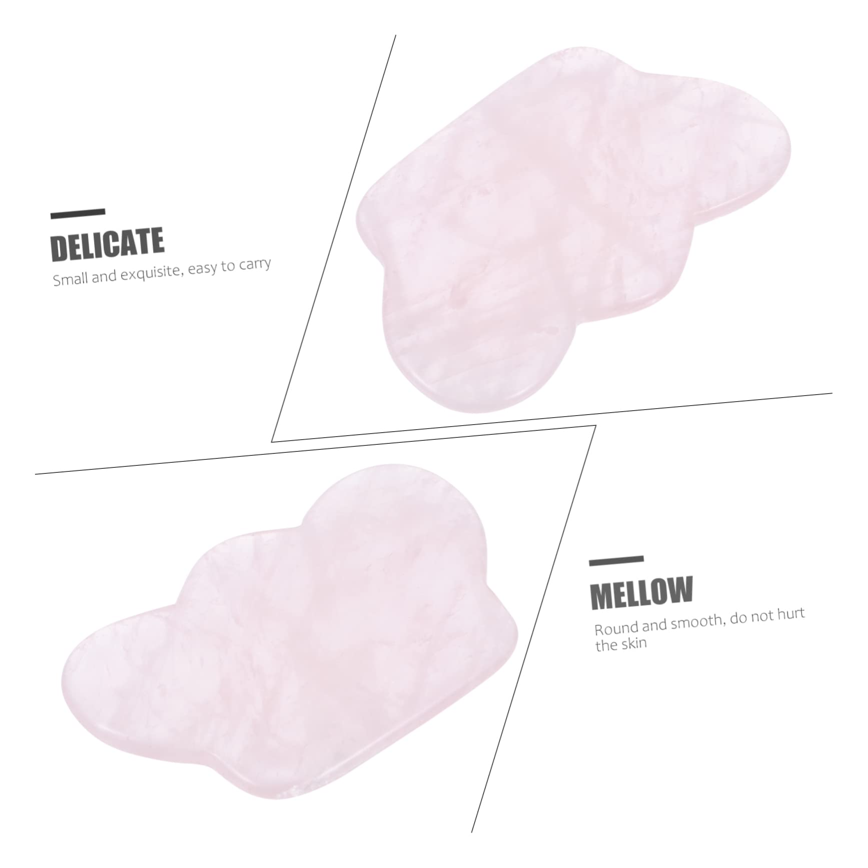 minkissy 3 Pezzi tavola raschiante gua sha guasha gua-sha lettino per massaggi circolazione sanguigna facciale corpo nero a spillo tavola da massaggio raschietto per massaggi rosa