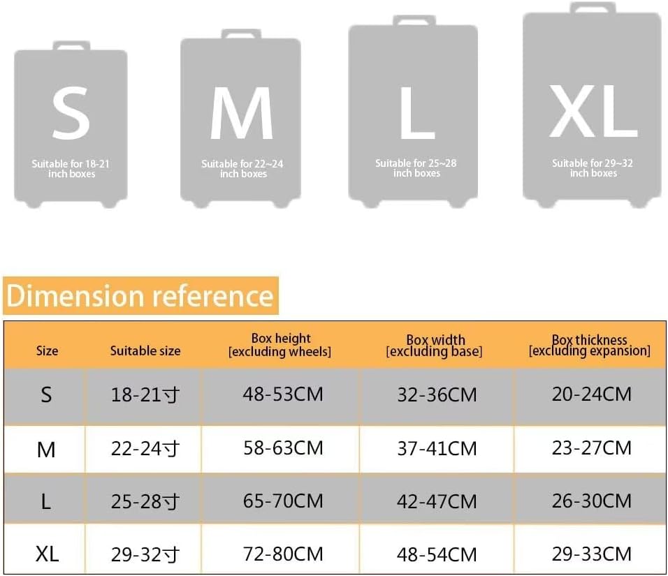 Denim Print Travel Suitcase Protector Elastic Protective Washable Luggage Cover With Concealed Zipper Suitcases with Wheels Hardshell Cover