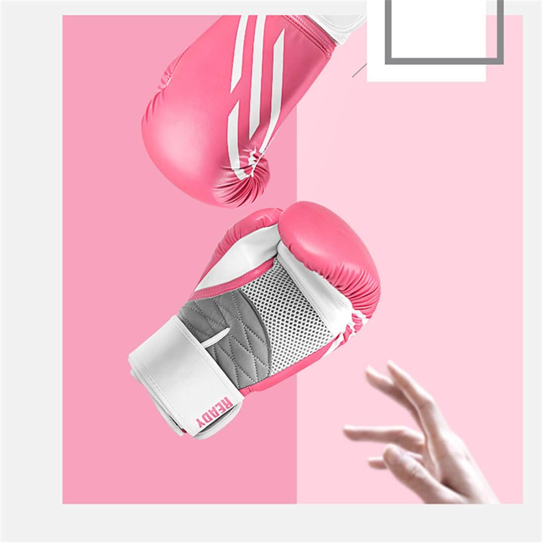 Boxing Gloves Boxing Training Gloves for for Girls Women Kids Beginner MMA Kickboxing Fight Sparring Punching Bag Fight Gloves Wrist Protection Pink 12oz (Pink 12oz)