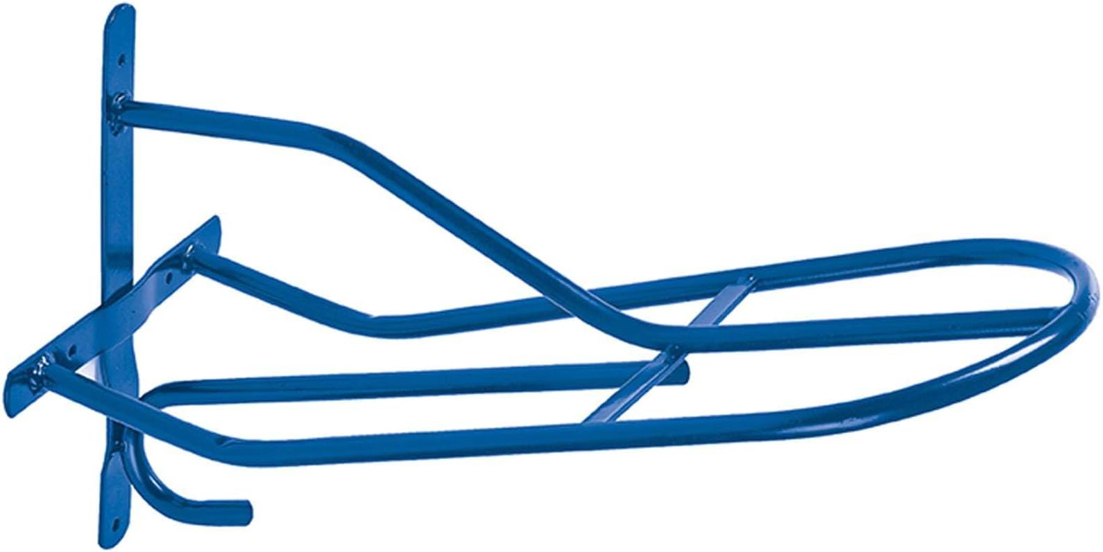 Perry Equestrian No.524 Wall Mounted Standard Saddle Rack, Blue