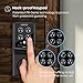 Lockly Secure Plus Bluetooth Smart Door Lock, Keyless Entry with PIN Genie® Digital Keypad, 3D Biometric Fingerprint Sensor Front Door Lock Deadbolt, Voice Control & Auto Lock - Deadbolt Edition