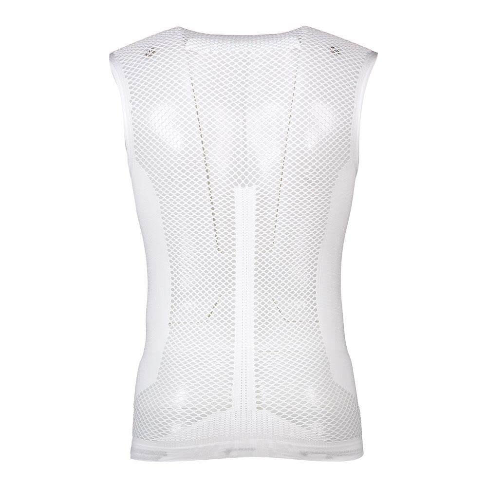 Alé Cycling Unisex S1 Summer Mesh Intimo Senza Maniche Base Layer, Bianco, L/XL