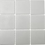 Piastrelle quadrate in mosaico di pietra grigia antiscivolo R10B piatto doccia in ceramica, pavimento, cucina, bagno, 10 fogli in scatola
