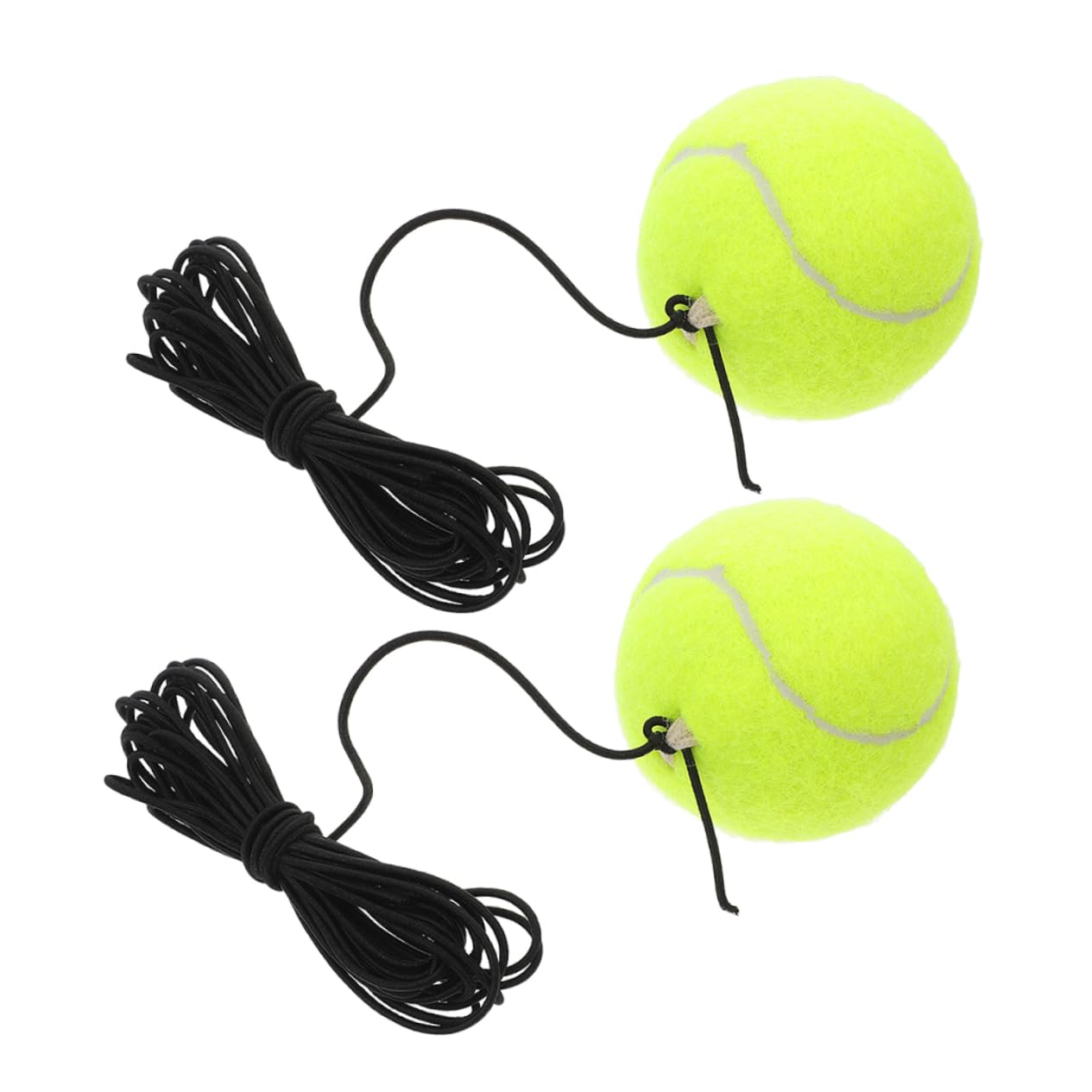 HAPINARY 2Pcs Tennis Training Set with Elastic Rope Portable Rebound Ball for Practice Tennis Gear for Coordination and Flexibility Improvement