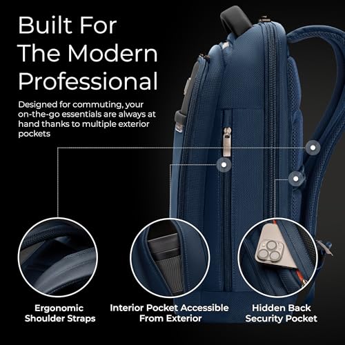 Image of Briggs & Riley @work Slim with Organizational Pockets, Navy