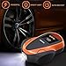 TEROMAS Tire Inflator Portable Air Compressor, Air Pump DC/AC for Car Tires 12V DC and Other Inflatables at Home 110V AC, Digital Electric Tire Pump with Pressure Gauge(Orange)