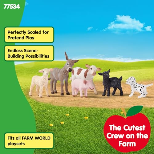 Schleich Farm World - 6Pc Baby Farm Animal Playset - Kids 3+ | 77534 - image 4