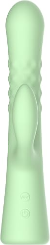 MI AMOR Ruby - Premium Expandible Rabbit Vibrator for Women - Waterproof, Rechargeable, and Body-Safe Silicone with Dual Motors