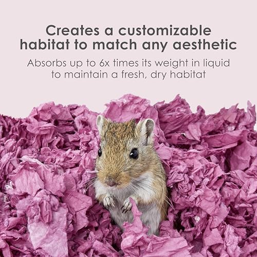 Kaytee Clean & Cozy Colors, Small Animal Bedding with Extreme Odor Control, Plum, 49.2 Liters - image 5