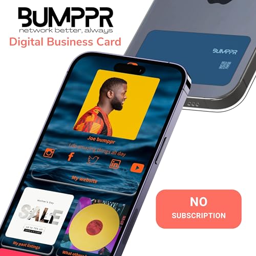 Carte de visite numérique avec puce NFC et code QR pour un profil intelligent personnalisable - 3