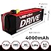 Venom Drive Series 20C 2S 4000mAh 7.4V LiPo Battery - Includes 12 AWG Soft Silicone Wire Connector, Patented Universal Plug/Adapter System Compatible with Deans, Traxxas, and EC3 Plug Types