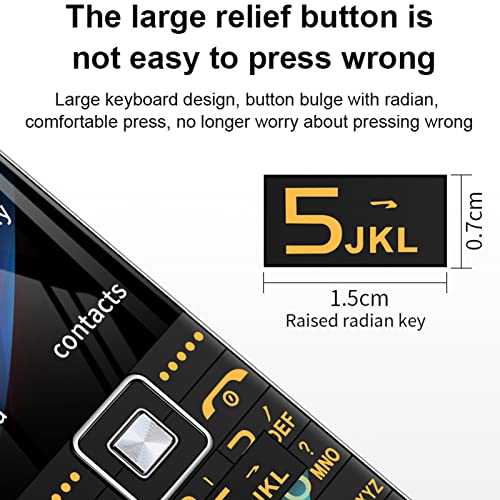 Zunate G600 Unlocked Cell Phone For Senior, 2G Gsm Big Button Mobile Phone, Sos Button, 6800Mah, Dual Card Dual Standby, Senior Phone With Loud Voice(Black) #TOP5