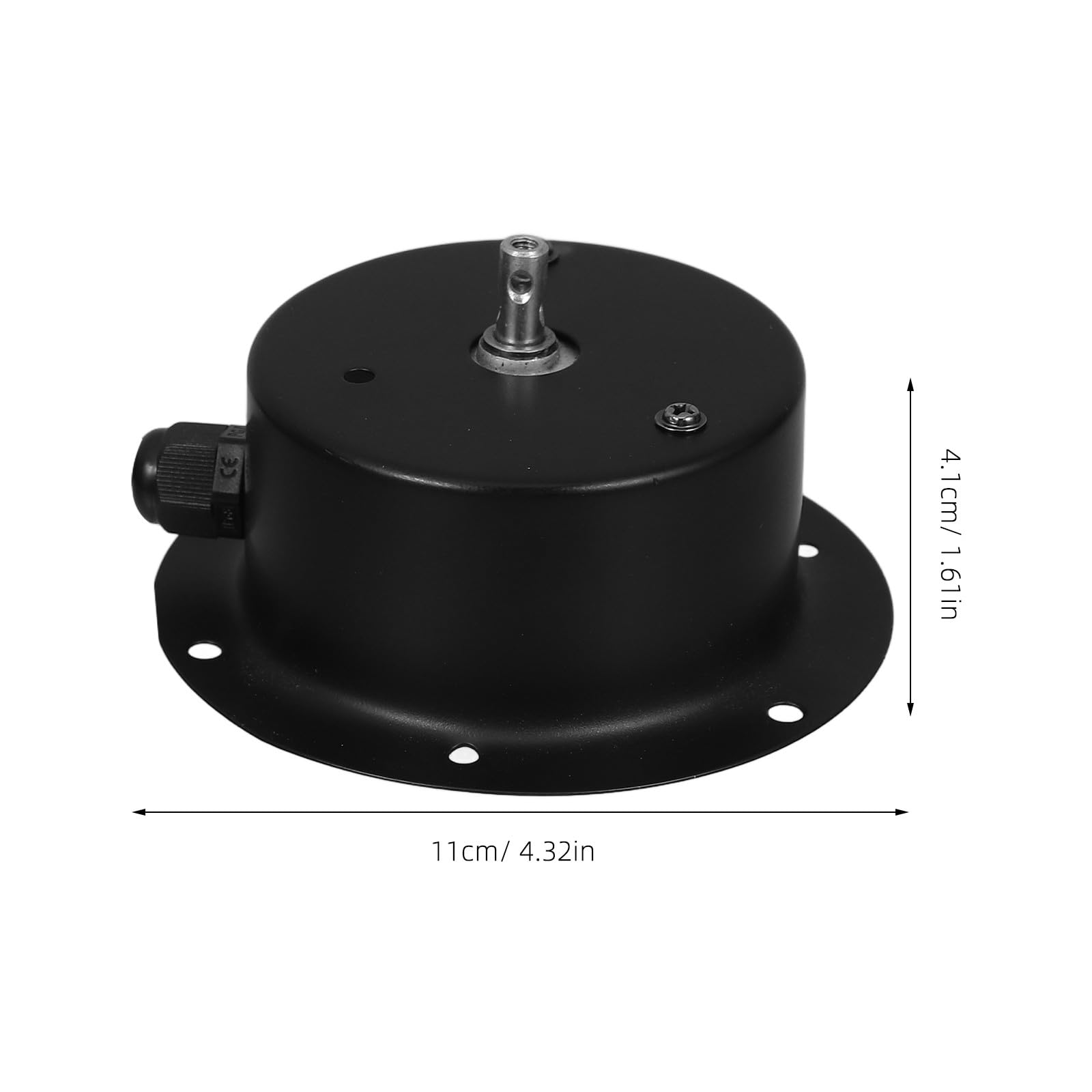 BESTonZON Motor de Bola de Espejos Motor Giratorio Silencioso de 3w y 220v para Luces de Escenario en Fiestas y Eventos Estructura de Hierro y Cobre