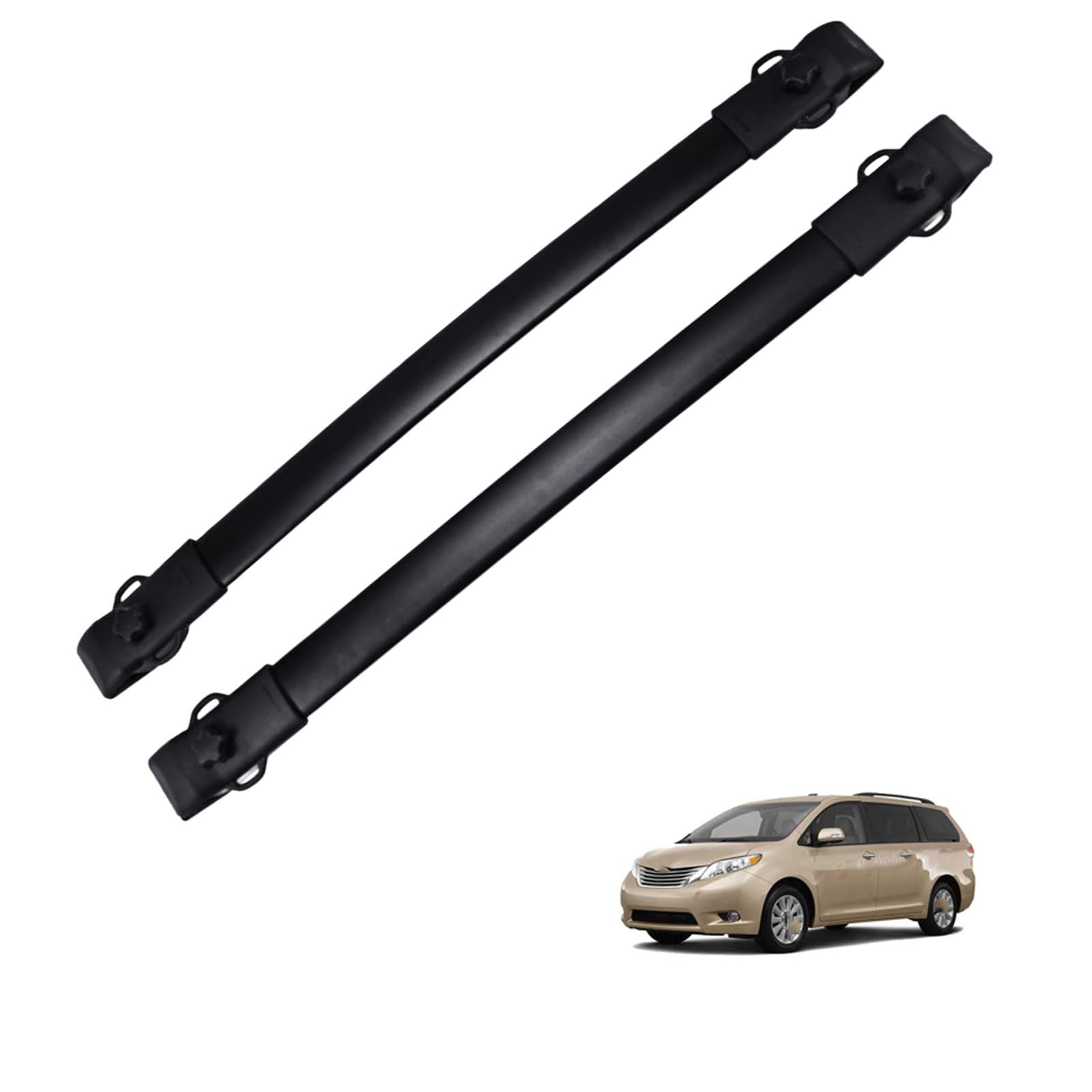 Barras de techo coche para Toyota Sienna viajes familiares