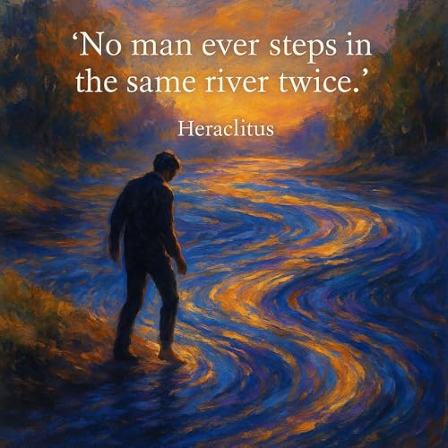『The River of Change: Heraclitus & Pixar’s Soul on Embracing Impermanence』のカバーアート