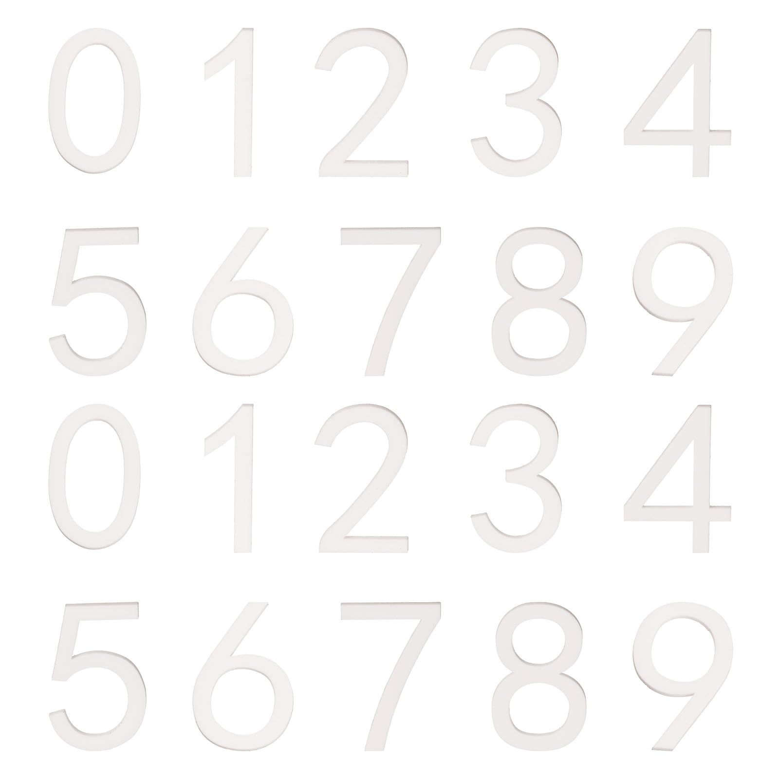 Numéros de boîte aux lettres acryliqueux pour ne plus rater vos livraisons de colis