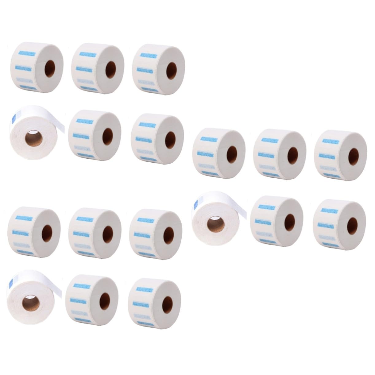 Mikinona 18 Rollos De Papel Para El Cuello Salón De Peluquería Herramientas De Peinado Tira Impermeable Para El Cuello Para El Cuello Tira Para El Cuello De Papel Para