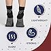 Plantar Fasciitis Socks with Arch & Ankle Support Foot Care Compression Sock 1143 Logo S Black