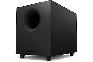NZXT Relay PC Gaming Subwoofer - Compact, Punchy Bass for Your Gaming Setup