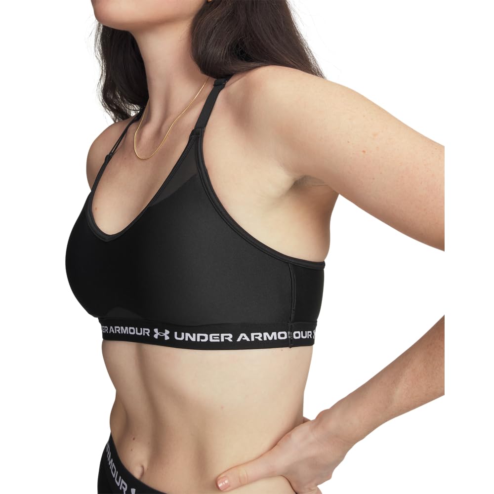 Under Armour Crossback Low Bra Women, Size Large 0538 - Transparent Large
