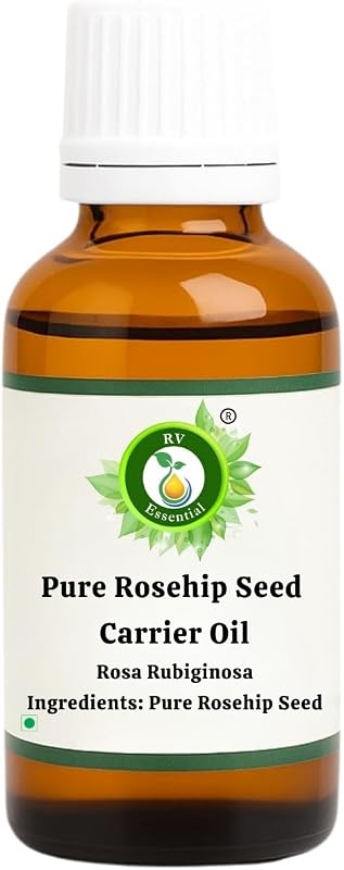 Óleo de Semente de Rosa Mosqueta R V Essential Rosa Rubiginosa para Pele, Cabelo, Unhas, Corpo e Rosto