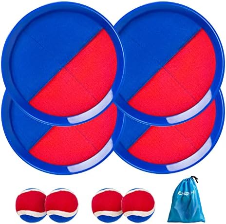 EVERICH TOY Beach Toys Outdoor Games for Kids Ages 3-10-Yard Lawn Games Ball Catch Games Paddle Toss-Upgraded Version Outside Games for Kids/Family Boys and Girls Gifts EVERICH TOY Beach Toys Outdoor Games for Kids Ages 3-10-Yard Lawn Games Ball Catch Games Paddle Toss-Upgraded Version Outside Games for Kids/Family Boys and Girls Gifts