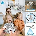 Drone With Camera 1080P for Kids And Adults, RC Quadcopter with Altitude Hold, Mini Drone With One Key Start, Waypoint Fly, Headless Mode, 3D Flip, 3 Speeds, Remote Control Drone for Beginners - Image 4