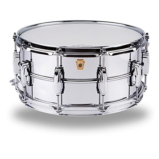 Supra Phonic Snare LB402B, 14"x6,5", Chrome over Brass